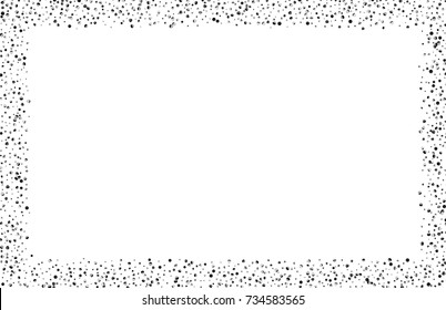 Silvery small confetti on a white background. Luxury festive New Year background. Silver shiny abstract texture. Element of design. Vector illustration, EPS 10.