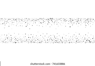 Silvery small confetti on a white background. Luxury festive New Year background. Silver shiny abstract texture. Element of design. Vector illustration, EPS 10.
