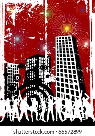 silvester party - vector