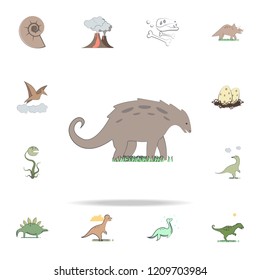 silvisaur cartoon icon. Prehistoric icons universal set for web and mobile