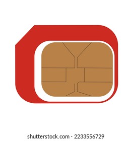 a SIM card chip, the electronic connection for a cell phone. Mobile and wireless communication technologies.