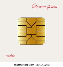 SIM Card Chip Icon