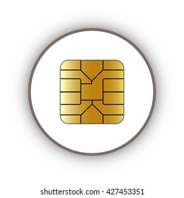 SIM card chip icon