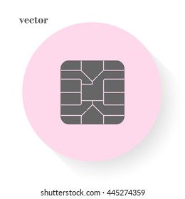 SIM card chip icon