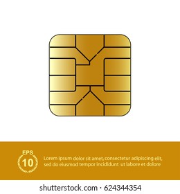 SIM Card Chip Icon