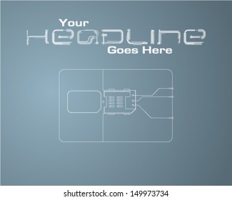 Sim Card design Template
