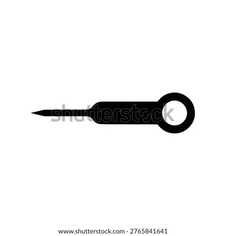 SIM card ejector tool mobile device accessory icon used in smartphone SIM removal and device maintenance concept