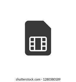 Sim Card icon. Electronics symbol modern, simple, vector, icon for website design, mobile app, ui. Vector Illustration