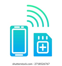 Elemento Ícone Do Cartão Sim Para Design