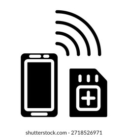 Elemento Ícone Do Cartão Sim Para Design