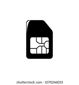 SIM card icon. Element of equipment illustration. Premium quality graphic design icon. Signs and symbols collection icon for websites, web design, mobile app on white background