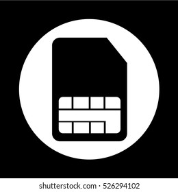 sim card icon illustration design