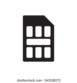 sim card icon illustration isolated vector sign symbol