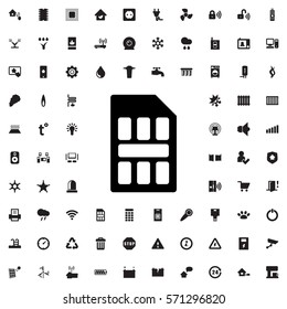 sim card icon illustration isolated vector sign symbol
