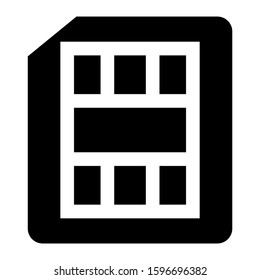 sim card icon isolated sign symbol vector illustration - high quality black style vector icons
