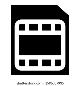 sim card icon isolated sign symbol vector illustration - high quality black style vector icons
