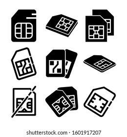 sim card icon isolated sign symbol vector illustration - Collection of high quality black style vector icons

