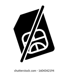 sim card icon isolated sign symbol vector illustration - Collection of high quality black style vector icons
