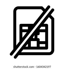 sim card icon isolated sign symbol vector illustration - Collection of high quality black style vector icons
