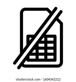sim card icon isolated sign symbol vector illustration - Collection of high quality black style vector icons
