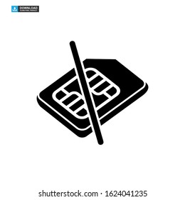 sim card icon isolated sign symbol vector illustration - high quality black style vector icons
