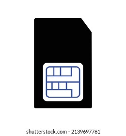Icono de tarjeta Sim .Phone y colección de símbolos de teléfono móvil. Simple ilustración vectorial plana para el diseño de su sitio web, logotipo, aplicación, interfaz de usuario.