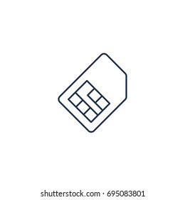 sim card icon. sign design
