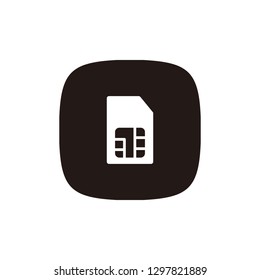Sim card icon sign symbol