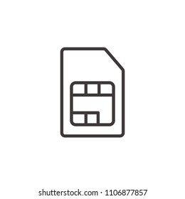 Sim Card Icon Symbol