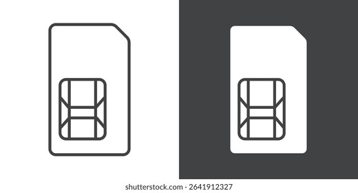 sim card icon symbol illustration logo
