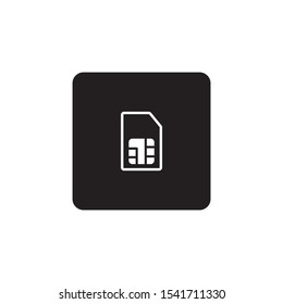 Sim card icon symbol vector