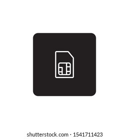 Sim card icon symbol vector