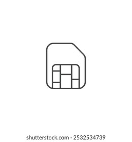 Sim-Kartensymbol, Vektorgrafik