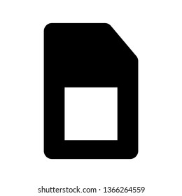 sim card icon vector