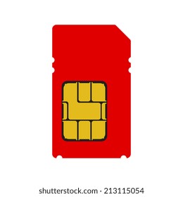 SIM card icon - Vector