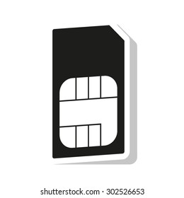 Sim card  - icon vector