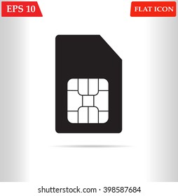 Sim card icon vector