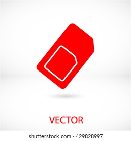 sim card icon vector