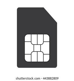 Sim card icon vector