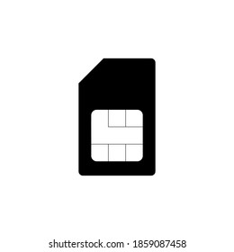 Sim card icon vector. dual sim card icon vector