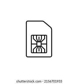 Sim card icon vector. dual sim card icon vector