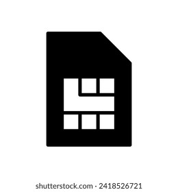 Sim card icon vector. dual sim card icon vector
