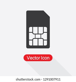 Sim Card Icon Vector Illustration Eps10
