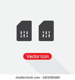 Sim Card Icon Vector Illustration Eps10