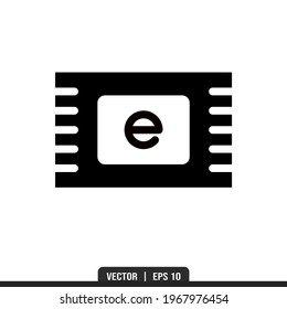 Sim Card icon vector, illustration logo template in trendy style. Suitable for many purposes.