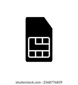 Sim card icon vector illustration. dual sim card sign and symbol