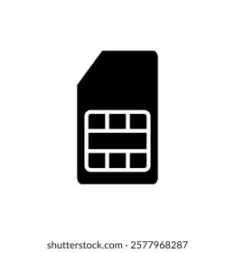 Sim card icon vector illustration. dual sim card sign and symbol