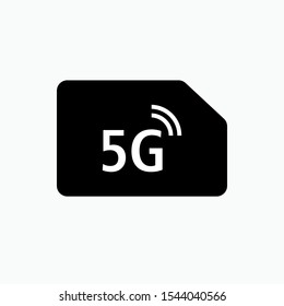 Sim Card Icon - Vector Sign and Symbol for Design, Presentation, Website or Apps Elements.
