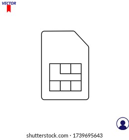 SIM-Symbol-Vektor, Zeichen