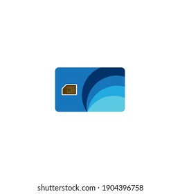 SIM card icon vector symbol design illustration.